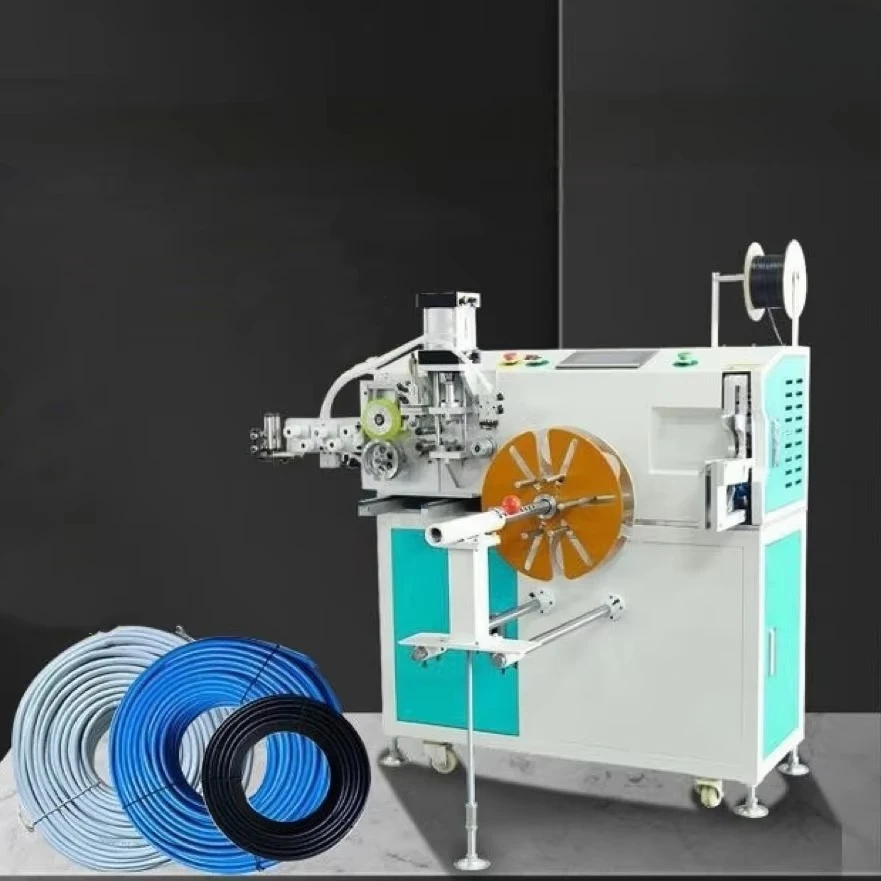 Automatic Alignment Meter Winding Machine Non-Standard PLC Control Wire Stripping Binding Equipment Cable Manufacturing
