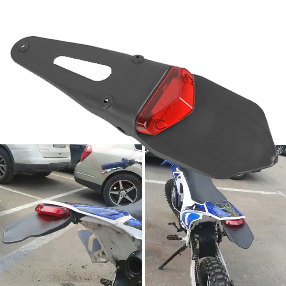 For Yamaha TRICKER DT230LANZA DT230 LANZA WR250R WR 250R WR250X WR 250X 1997-2017 Dirt Bike Rear Fender LED Stop Rear Tail Light