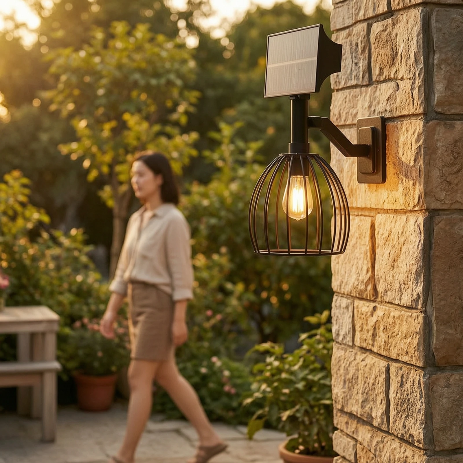 ソーラーウォールライト IP65 ソーラー壁掛け照明 配線不 - Outdoor Lighting No Wiring のレビューと価格