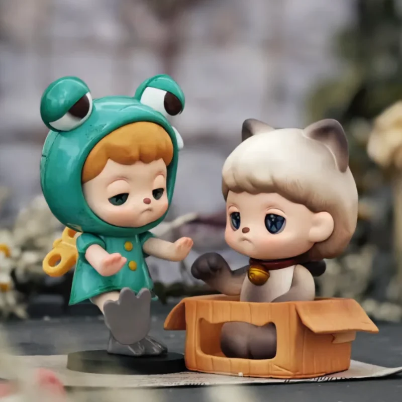 ของแท้ Anmoo Amo 2nd Generation Imperfect World กล่องตาบอดเครื่องประดับอินเทรนด์ Collectible Action Figure ของขวัญวันเกิดสะสม