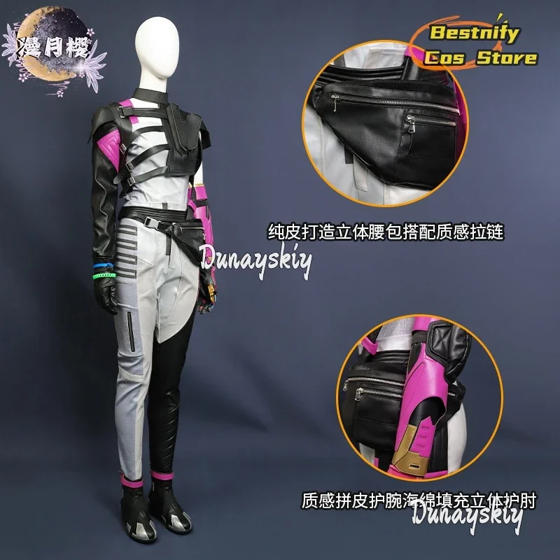 أزياء كوسبلاي ليجندز ألتر التأثيرية لعبة قمة تمويه جديدة أزياء تغيير الجلد ملابس نسائية بدلة جلدية روح شريرة إكسسوارات C