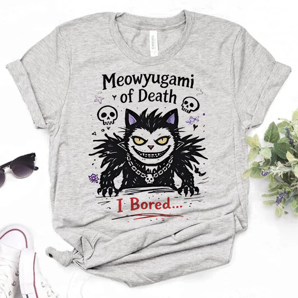 Death Note shirt femme gyaru japan harajuku t-shirt cheap Psychedelic funny harajuku streetwear