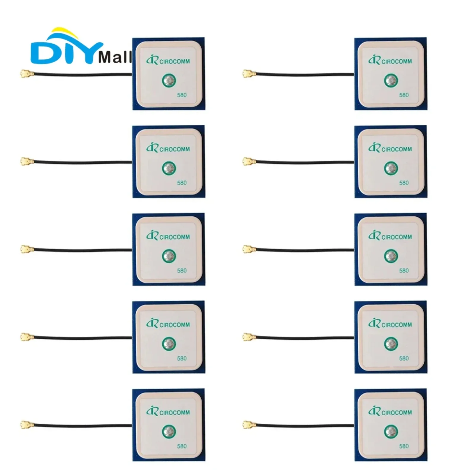 Керамическая патч-антенна Beitian BT-580 с LNA 33 дБ для четырехсистемного позиционирования GPS/ГЛОНАСС/Galileo/BeiDou
