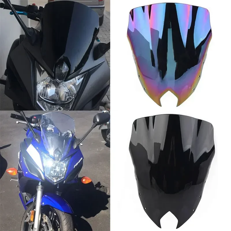 الزجاج الأمامي للدراجات النارية مناسب لياماها FZS600 FZ6R FZ6-R FZ-6R XJ6 F XJ-6F 2009-2017