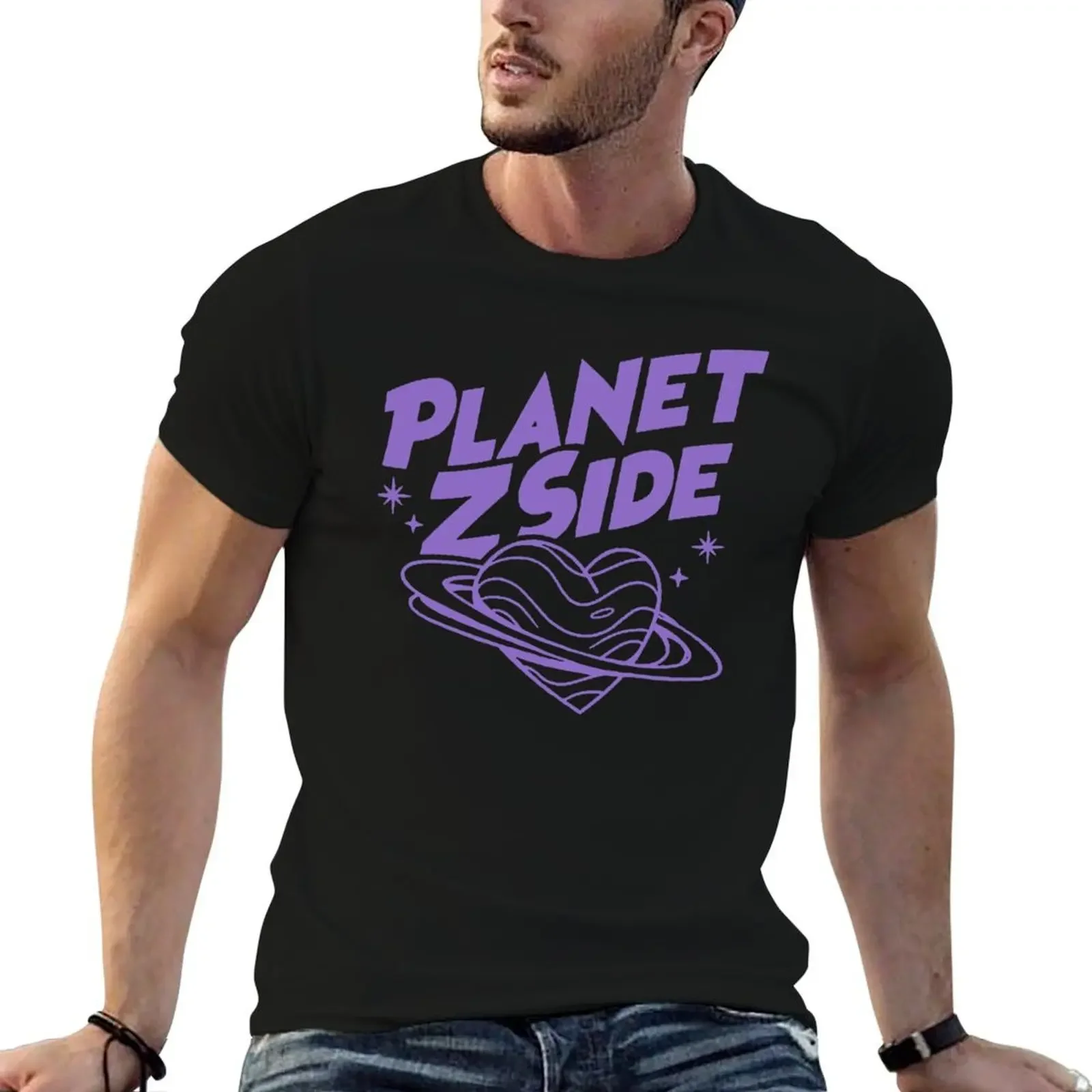 Count Software Extensions Lauren Z Side Laurenzside Planet Z Side Heart Shirt Long T-Shirt cute tops clothes for men