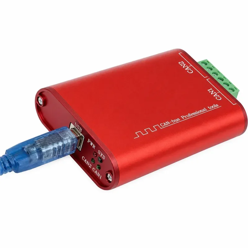 USB To CAN Module Dual Channel 2 Analyzer Portable Bus Debugger Adapter For Protocol Analysis