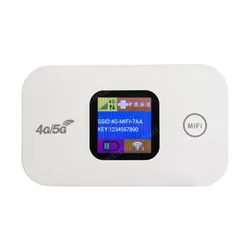 4G LTE Portable Router 150Mbps Wireless Router Sim Card Slot Portable Network Hotspot Device 2100mAh Colorful LED Display