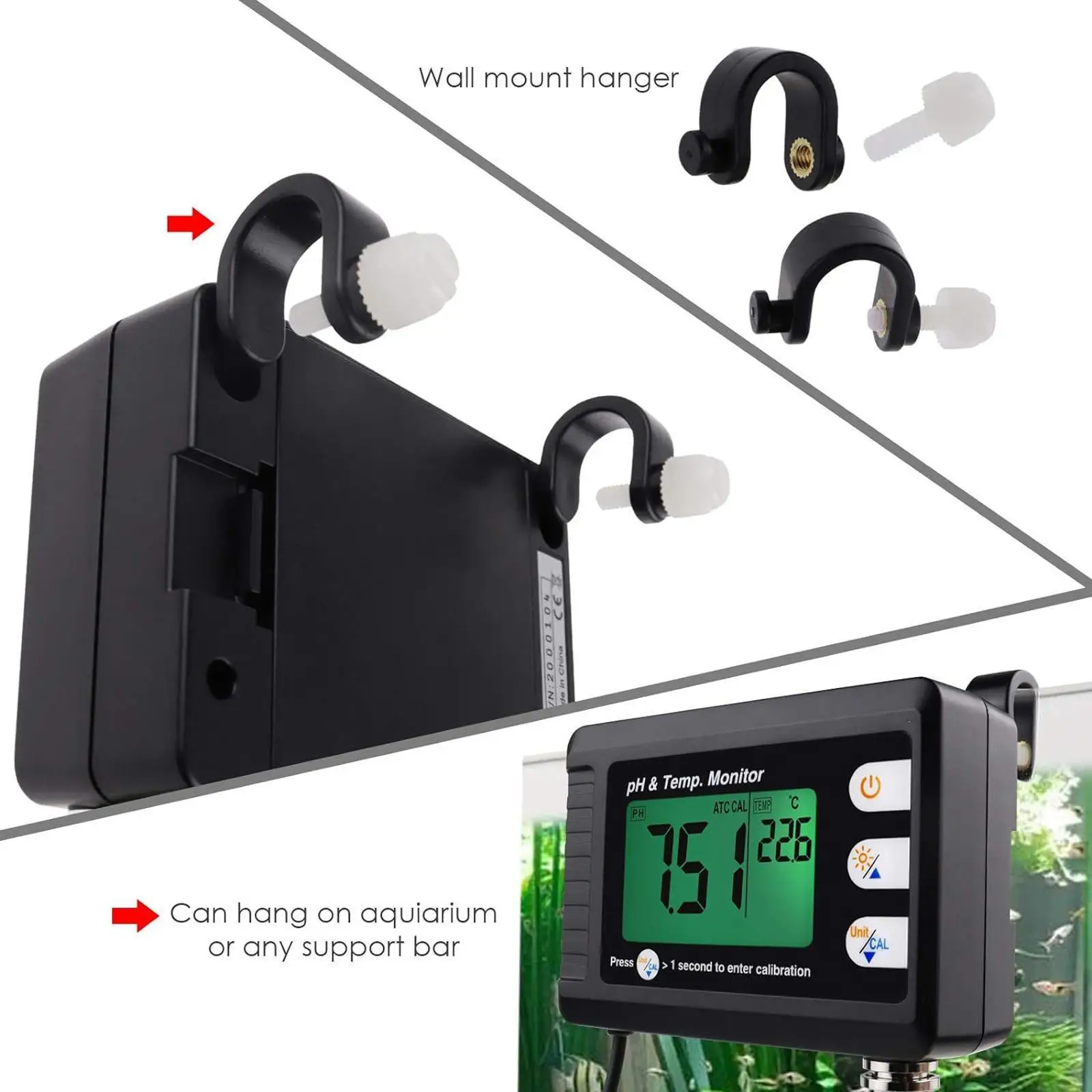 

Professional PH Meter Tester Lightweight Convenient Versatile Water Quality Monitor for Pool Aquaculture Drinking Water Pond