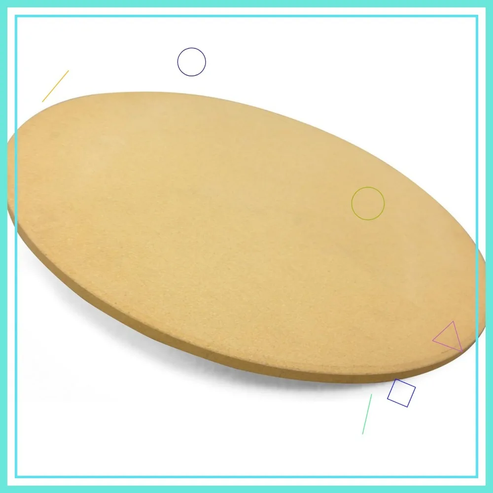 

13-Inch Pizza Grilling Stone for Oven & Grill, Cordierite Material, Even Heating, Hand Wash