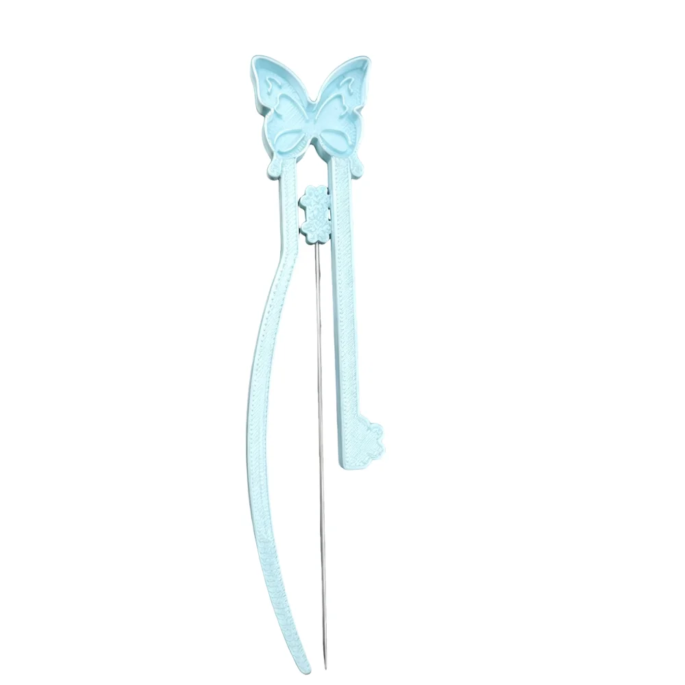 Single/Double Needle Fuse Bead Pen Butterfly Long Smooth-Tip Collage Bead Pen High-Quality Point Grip Collage Fuse Needle