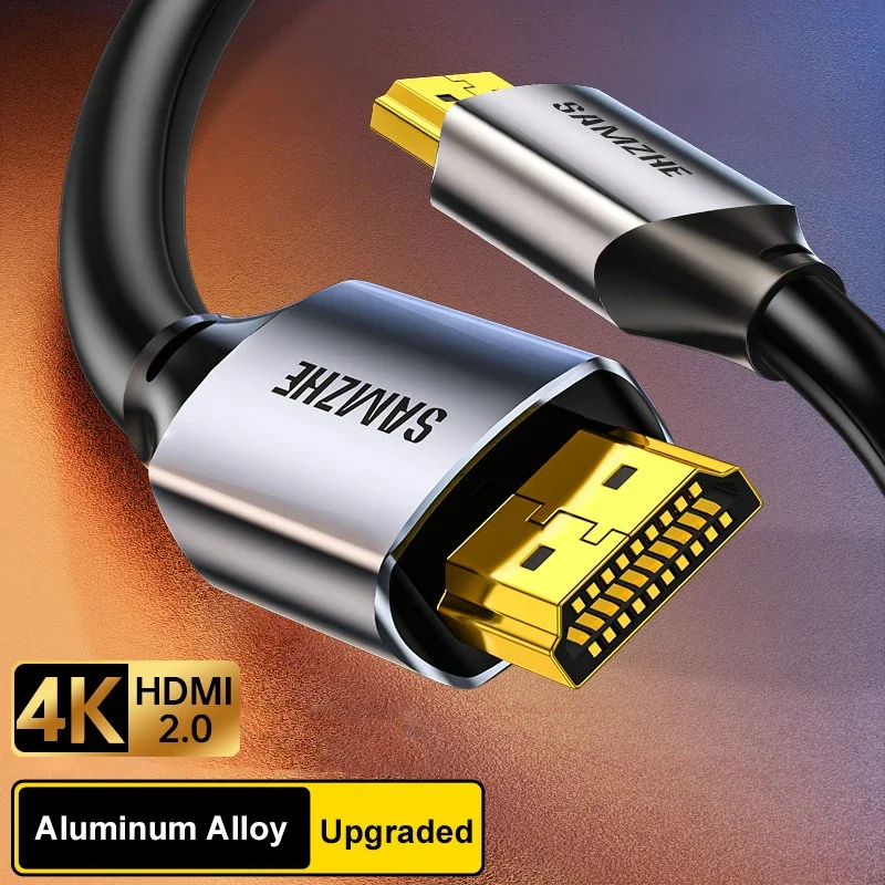 Samzhe Hdmi 4K 60Hz Kabel Splitter Voor Mi Box Hdtv Hdmi 2.0 Audio Kabel Schakelaar Adapter Voor Xiaomi Ps4 Hdmi 2.0 Kabel