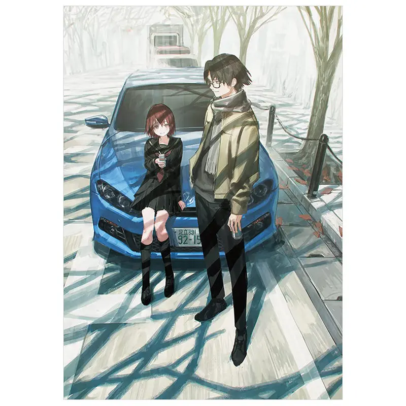 Japanese Fantasy Anime Illustration Art Book Futuristic City Girl Painting Collection Original Character Artwork
