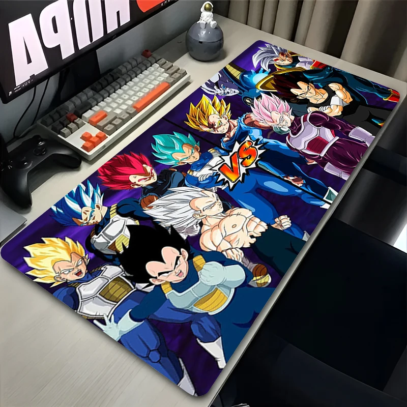 Mouse pad anime dragon ball goku tapete gamer acessórios de jogos varmilo teclado pc computador mesa tapete xxl dbz mousepad
