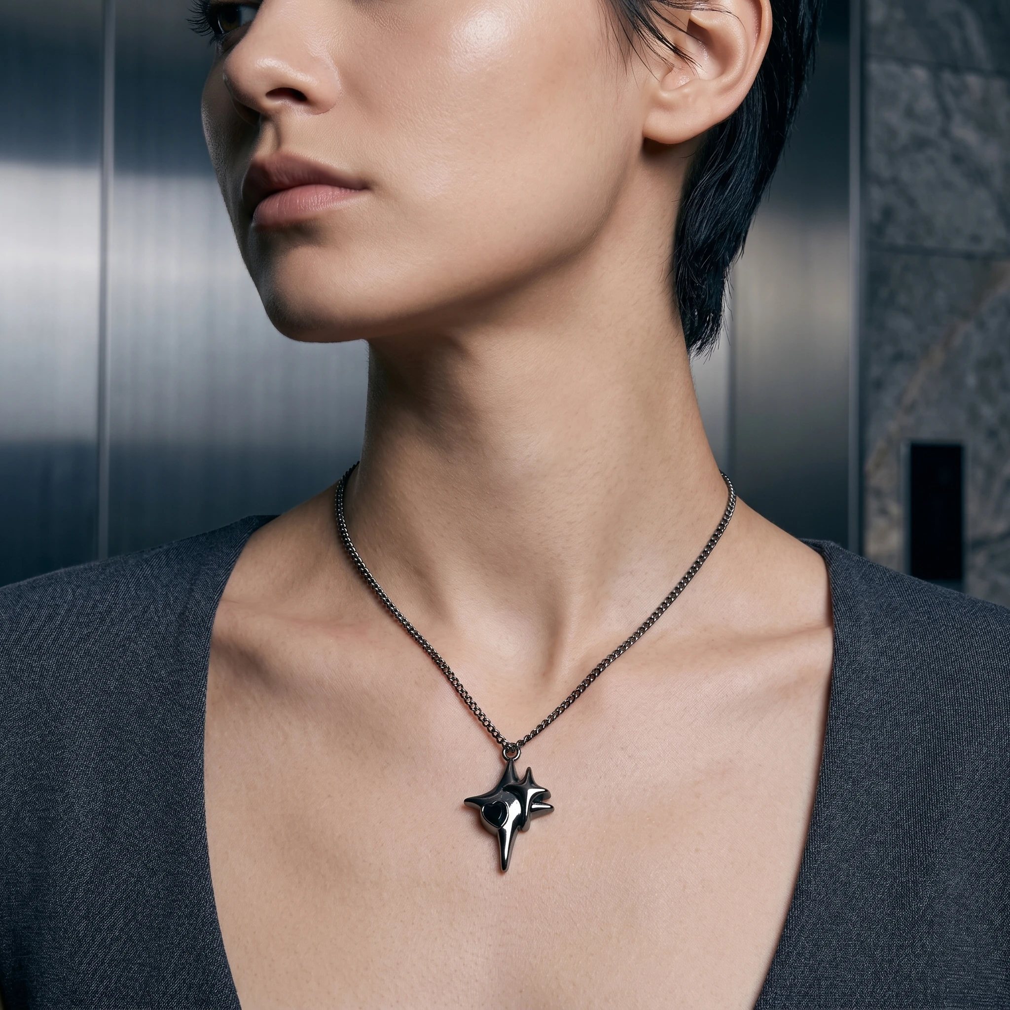 10 Stück sortierte schwarze, rote und goldene Anhänger, gotische Kreuz- und Sternanhänger für DIY-Ohrringe, Halsketten, Armbänder, Schmuckherstellung und Basteln – Detail 5