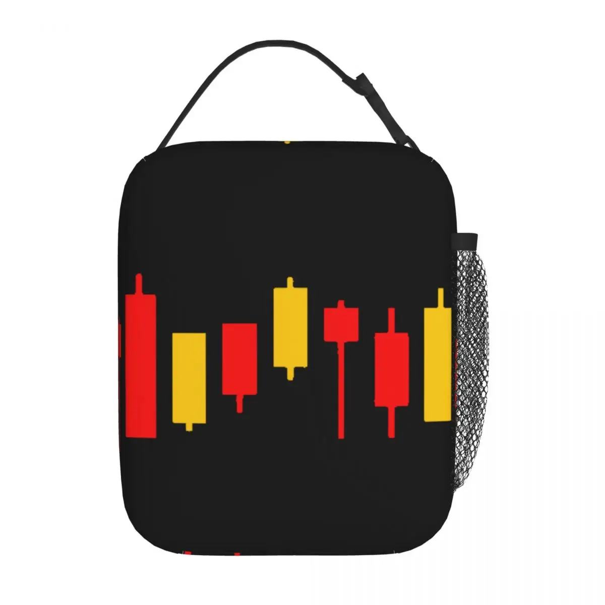 Isolierte Lunch-Tasche Bitcoin Krypto währung Miners meme FX Forex und Börsen händler Investition Lunchbox Tote Food Handtasche