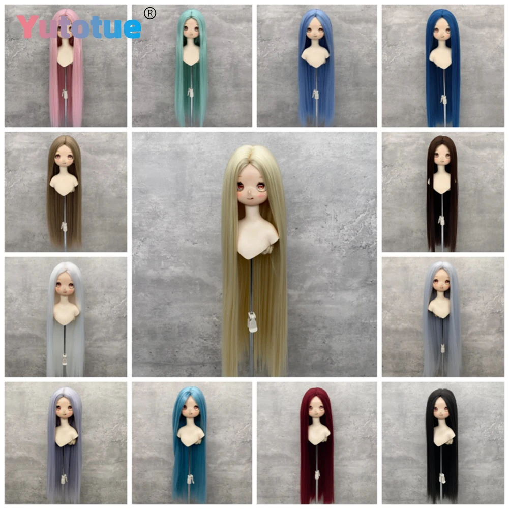 

Yutotue Dolls Long Straight Hair Wig for 1/3 1/4 1/6 BJD SD Doll DIY Wig Toy Accessories