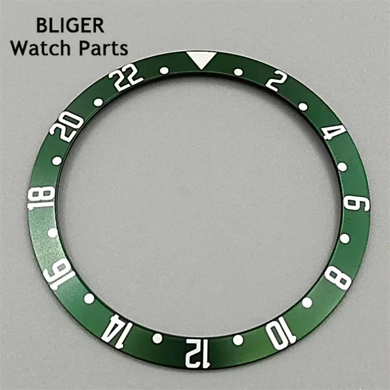 Bliger 39,5mm Aluminium Lünette fit Uhr ersetzen Zubehör Uhren teile