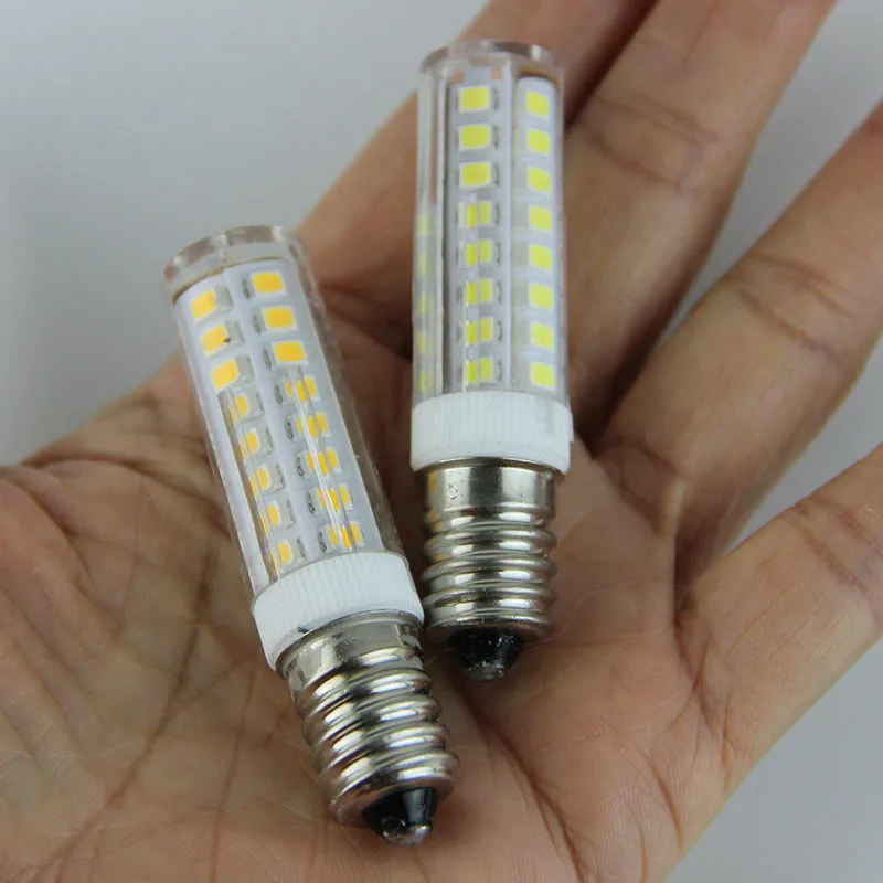 E14 -2835-51D 7W LED-lamplicht AC 110V220V e14 led-lamp Winshine 6000K daglicht, niet-dimbaar voor huisverlichting 16x66mm