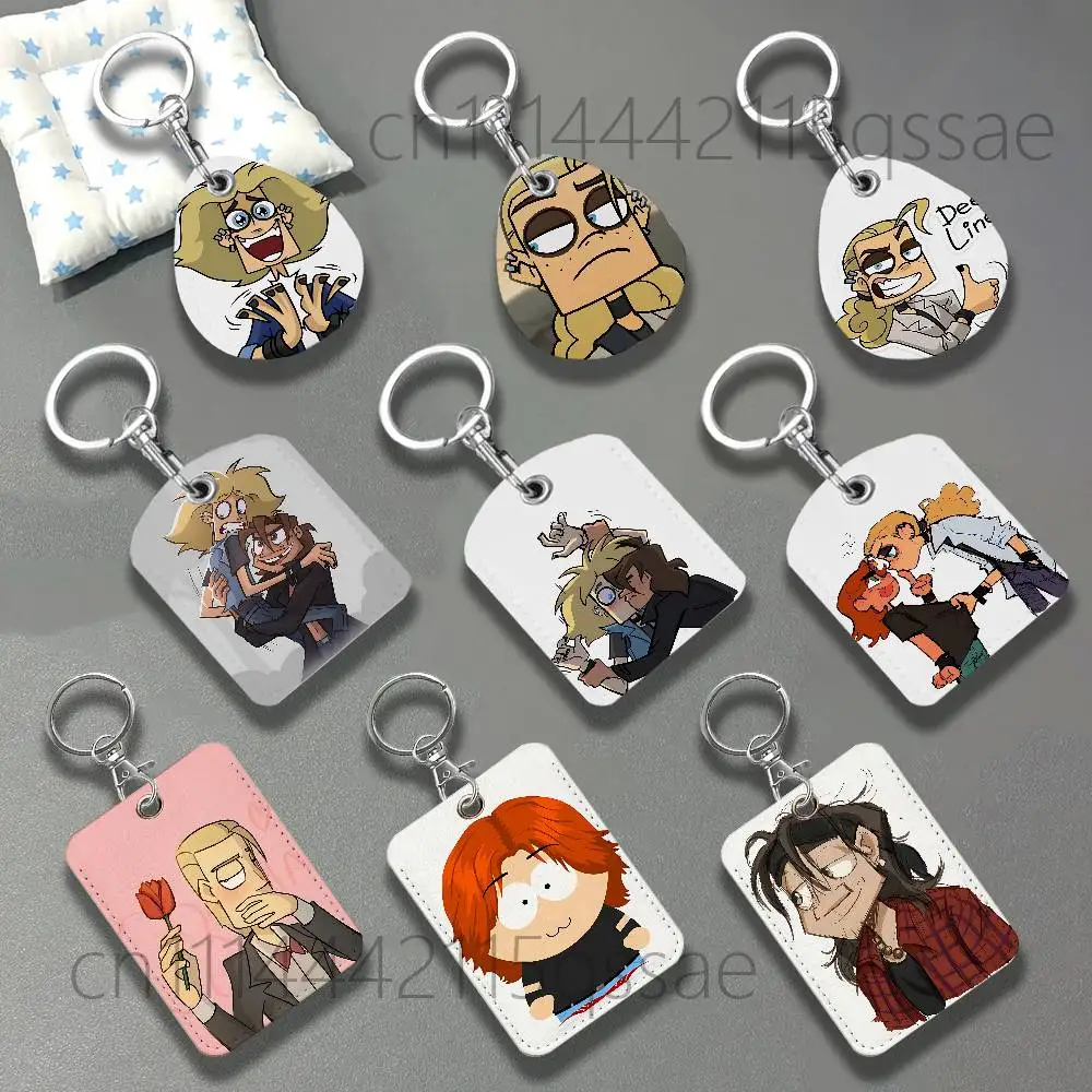 Cool Art Metal Family Dee For AirTag Case Card Sleeve Holder ID Credit Bank Access Keychain For Air Tag Shell
