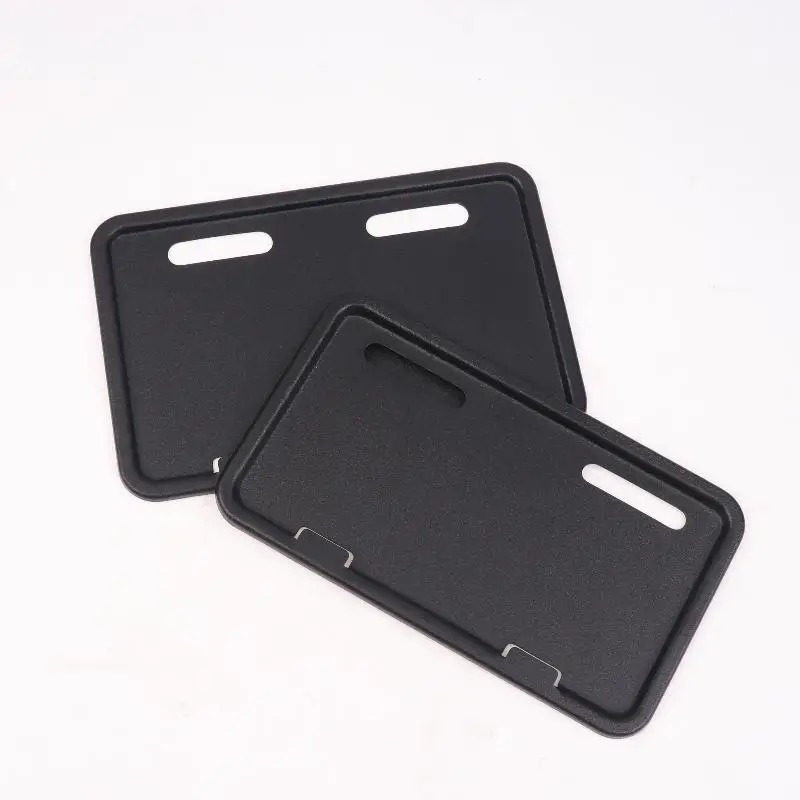 1Pcs Universal Electric Bicycle Stainless Steel License Plate Holder Frame Anti-theft Protective Cover Motorcycle License Plate