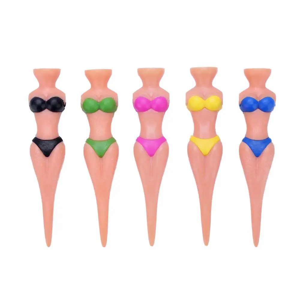 Durable Plastic Bikini Lady Model Outdoor Sexy Attractive Golf  Accessories Golf Tees Golf Training Clubs Tee