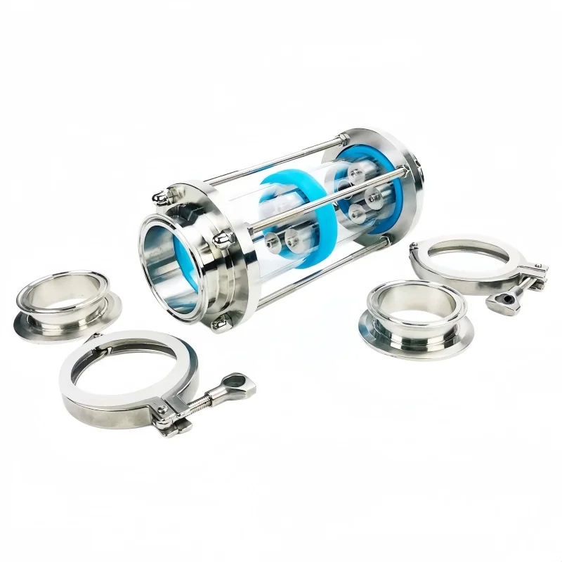 3inch FlangeOD91mm Tri-clamp Distillation Column With 2pcs Stainless Steel 304 Bubble Plate Sets,Tri-Clamp Sight Glass Union