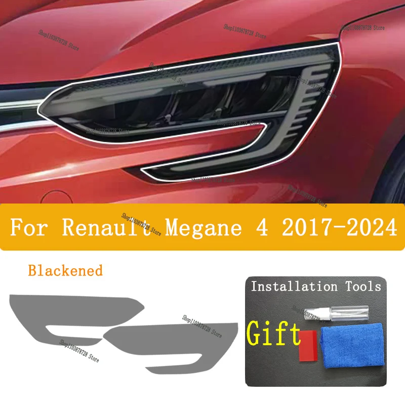 

Для Renault Megane 4 (2017-2024) внешние фары автомобиля, защитная пленка от царапин, ремонт фар, наклейка, аксессуары Refi