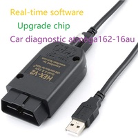 VCDS 25.3 VAG Scanner Tool Cable OBD2 Diagnostic Multi-Language HEX V2 Wesheu VCDS VAG COM 24.7 For Audi SKODA VW