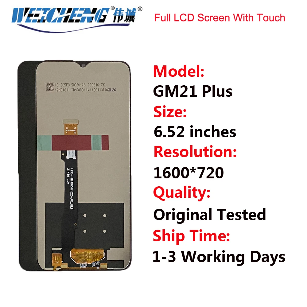 

For General Mobile GM21 Plus G510 LCD Display +Touch Screen Digitizer Assembly Replacement LCD For G510 GM 21 Plus LCD Screen