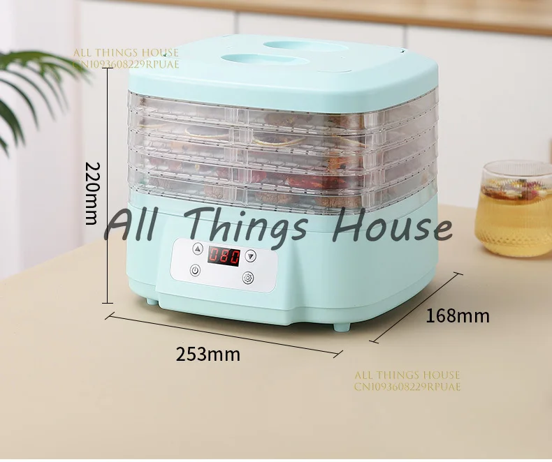 

Plastic Drying Machine Household Fruit Vegetable Jerky Pet Snacks Dehydrated Food Air Drying Dryer Cross-border Wholesale