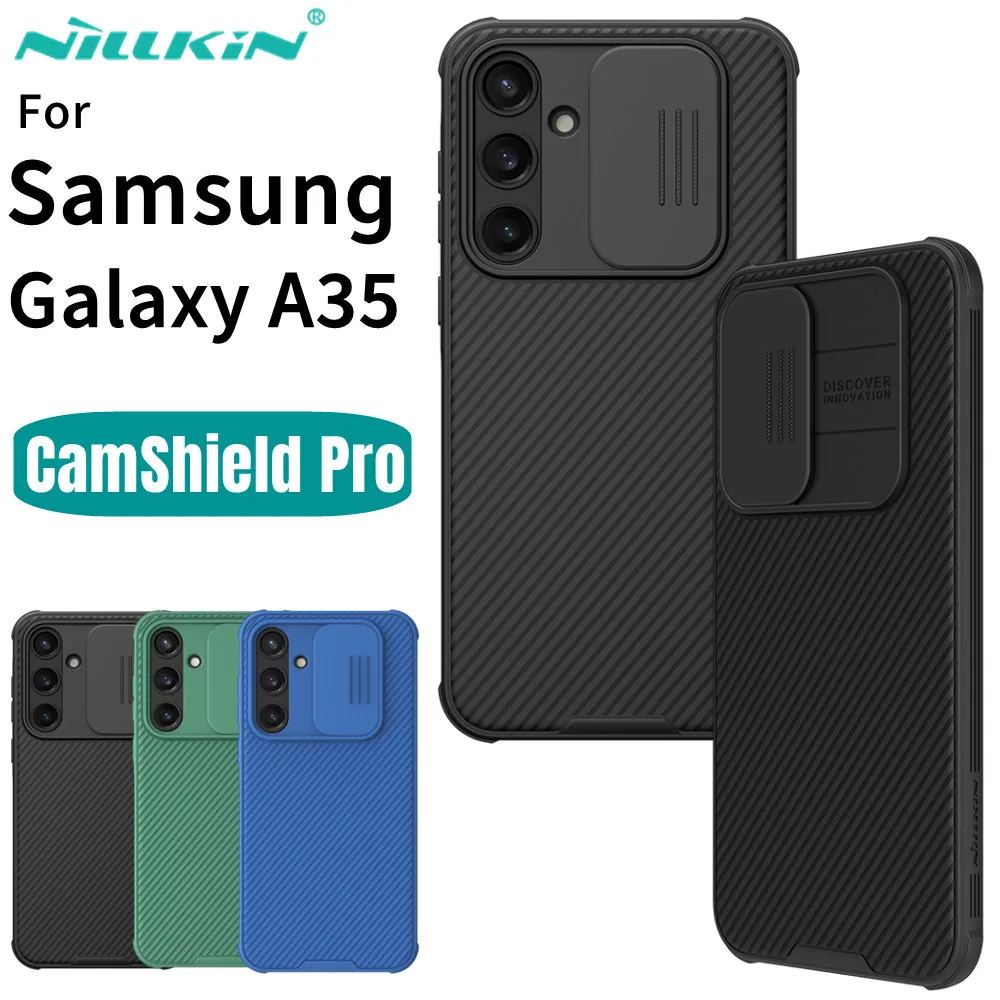 

For Samsung Galaxy A35 Case Nillkin CamShield Pro Case Shockproof Slide Camera Len Privacy Protection Back Cover For Samsung A35