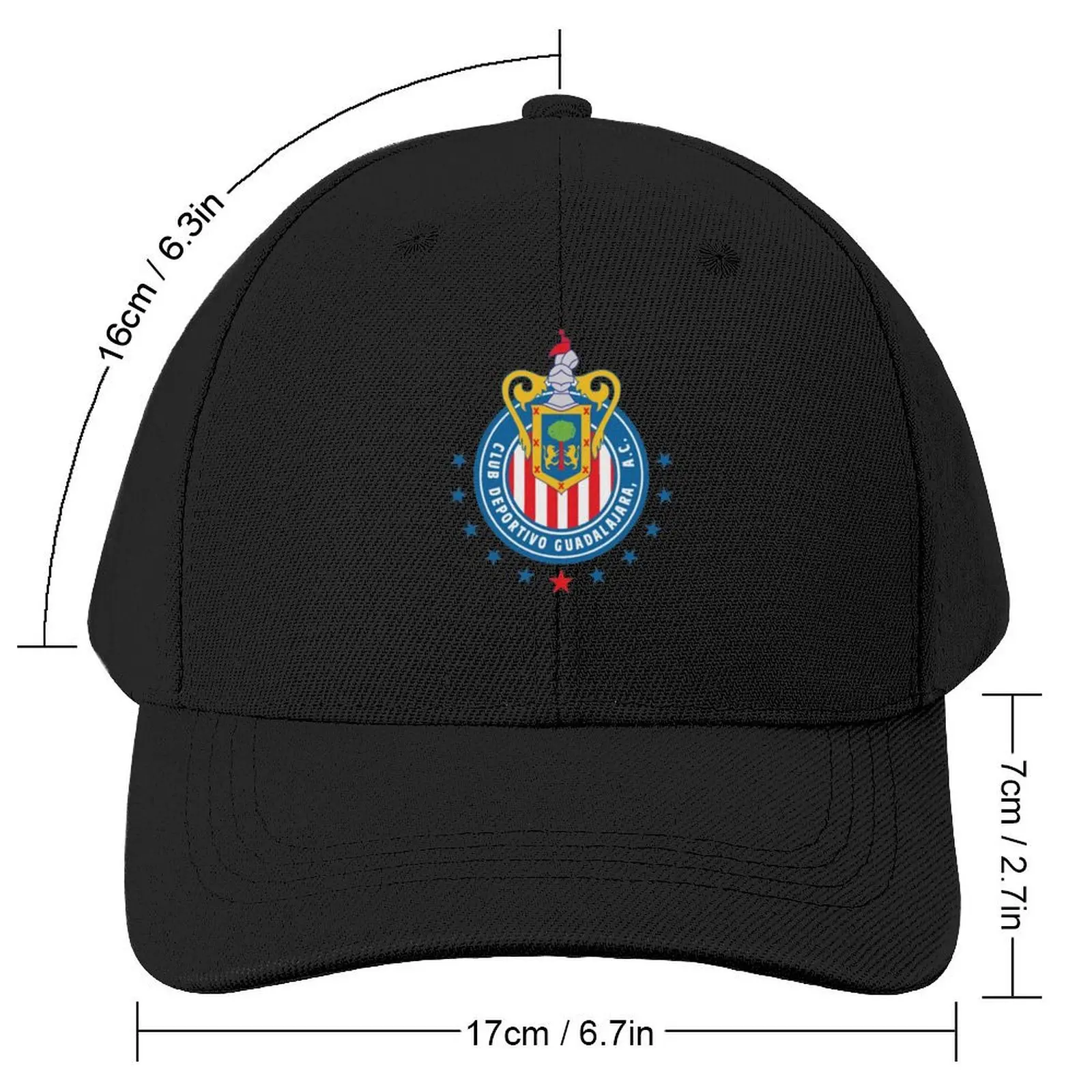 Chivas De Guadalajara Sticker Baseball Cap New In Hat Anime Dropshipping Sun Hats For Women Men's