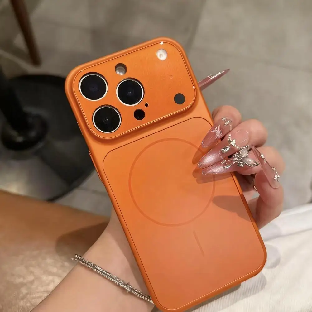 الأصلي AG نانو متجمد الزجاج ل Magsafe جراب هاتف آيفون 16 برو/16 برو ماكس المغناطيسي اللاسلكية تهمة غطاء درع