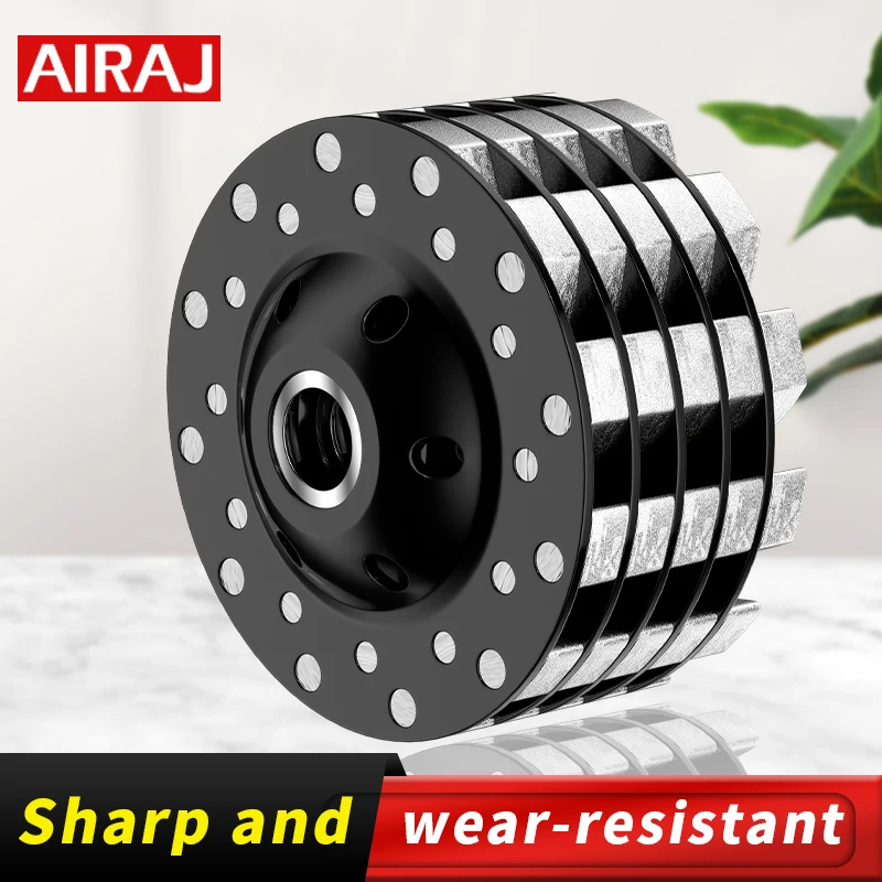 100mm Double Row Diamond Segment Grinding Wheel Cup Disc Grinder Concrete Granite Stone Cut