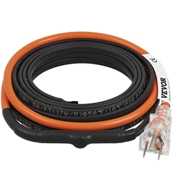 SucceBuy Self-Regulating Pipe Heating Cable 18 Feet 120V For Pipes Freeze Protection Metal And Plastic Pipe from Freezing