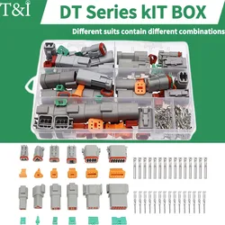 1/5 scatole Kit connettore filo impermeabile serie Deutsch DT DT04-2/3/4/6P DT06-2/3/4/6S spina sigillata automobilistica con scatola pin