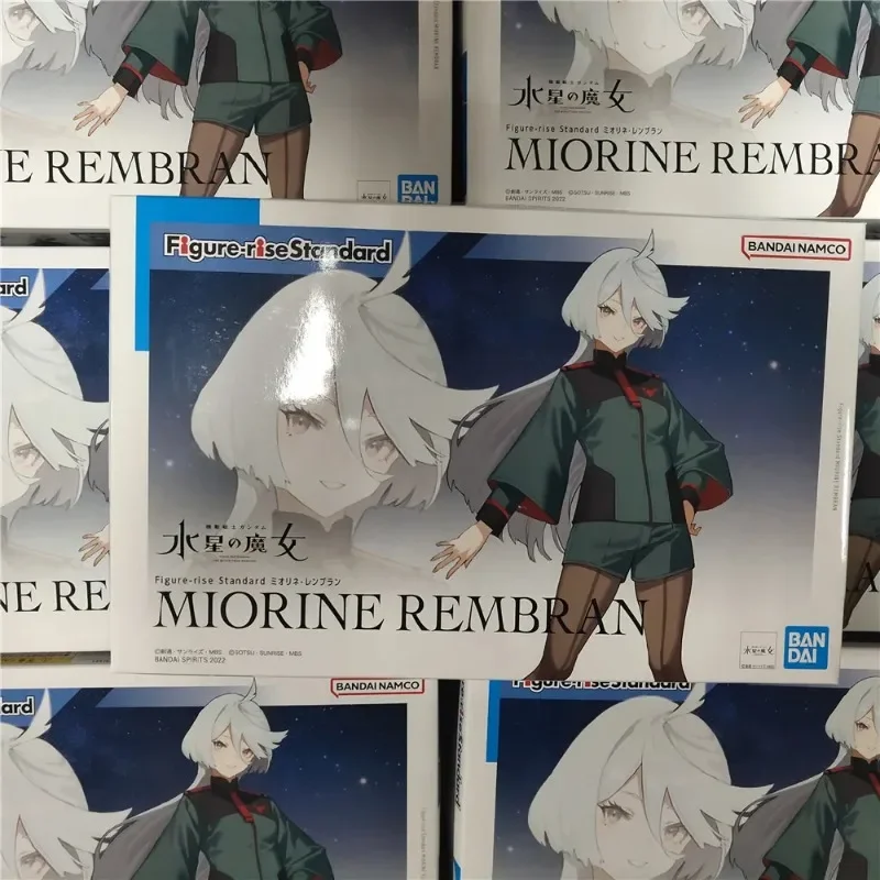 Anime Original Bandai Figure-rise FRS The Witch From Mercury Miorine Rembran Joint Movable Figure Assembled Model Toys 13cm