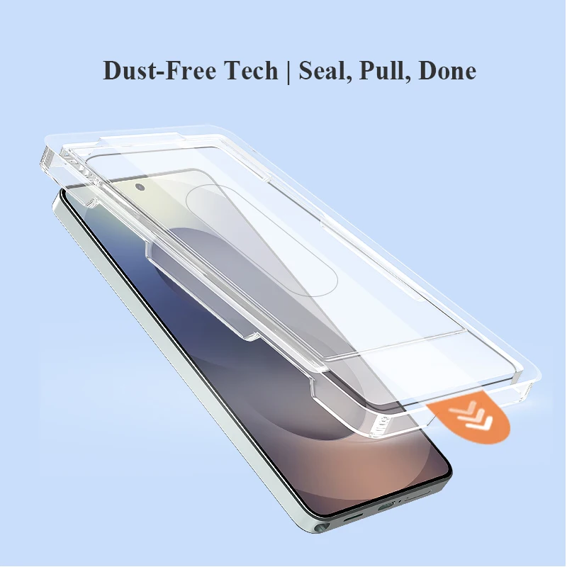 

Защитная пленка из закаленного стекла LeReach CF для Samsung Galaxy S26 Ultra S26 Plus 5G, 2 шт., с автоматическим выравниванием, без пыли, герметичная, для защиты экрана