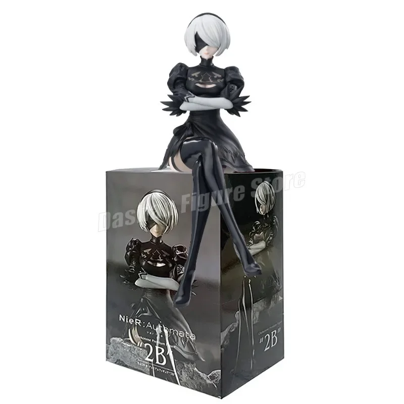 Anime NieR:Automata YoRHa No. 2 Type B Action Figure Hunter 2b Noodle Stopper Figurine Car Ornaments PVC Collection Model Toys