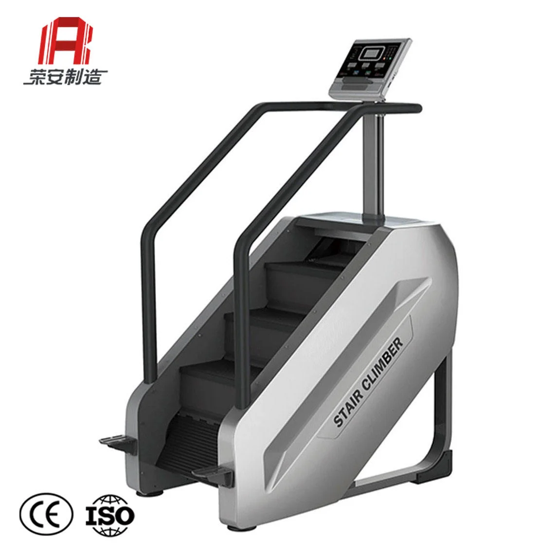 OEM Logo Indoor Cardio Fitness Gym Smart Commercial Stair Climber Metal Electric Stepper Climbing Machine