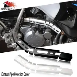 Exhaust Heat Shield Muffler Protector Cover For Kawasaki KLR650 KLR 650 2008-2018 2009 2010 2011 2012 Exhaust Header Pipe Guard