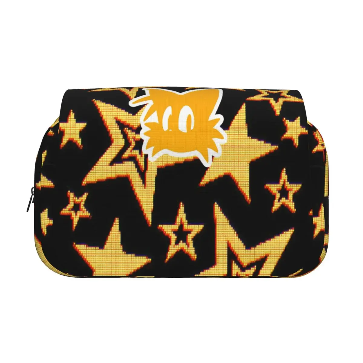 Double Clamshell Pen Case Shadow The Hedgehogs Cartoon Pencilcases Pen Box for Student Bag School Supplies Gifts Accessories
