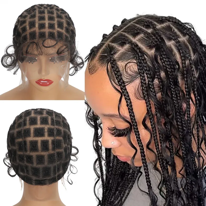 SQRDGQ Lace Wig Cap for Making Braided Wigs for Woman Cap for Making Wigs with Baby Hair Lace Front Wig Caps for Crochet Hair