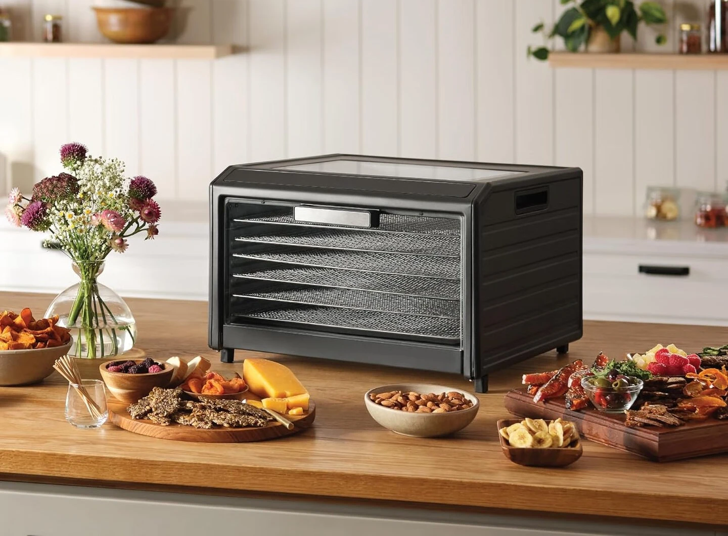 6-Layer small multi-functional fruit and vegetable drying machine, pet jerky snack air dryer