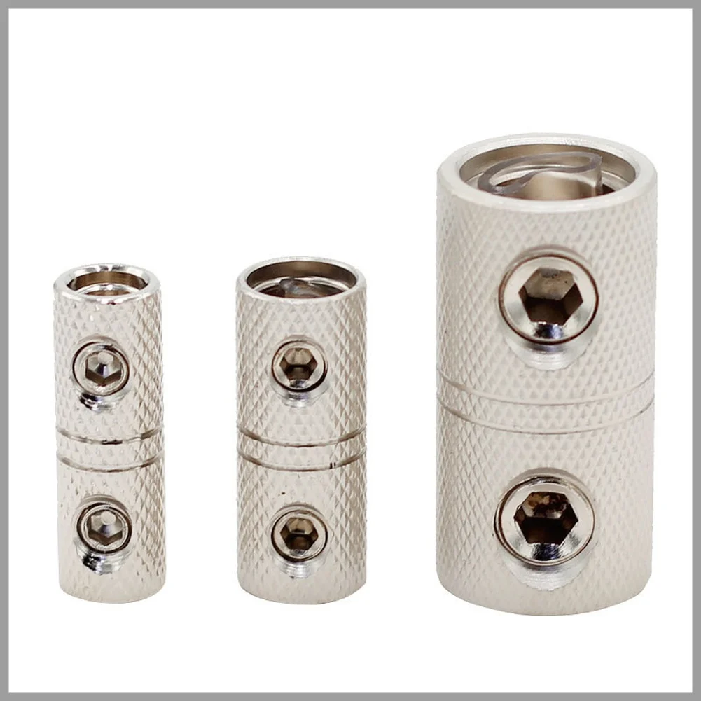 /Pure /Copper /Nickel Plated Power Wire Extension Connectors 8GA 4GA 0GA Terminal Block For Car Audio Cable Splicing And Wiring