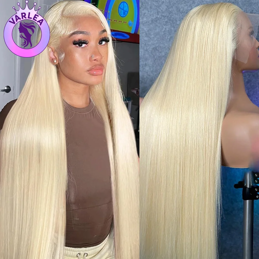 

613 Blonde Straight 13x6 Lace Front Human Hair Wig 13x4 Hd Lace Front Wigs Pre Plucked Brazilian Straight 613 Wig Glueless Wig