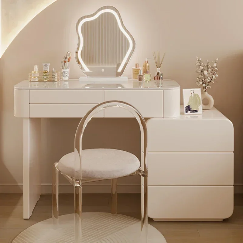 Storage Chair Dressing Table Light Drawer Girls Bedroom Dressing Table Luxury Vanity Coiffeuse De Chambre Patio Furniture