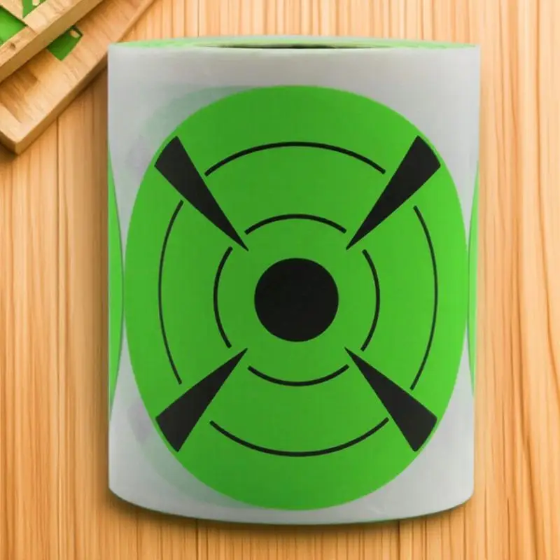 

125Pcs Fluorescent Shooting Target Aiming Stickers Adhesive Round Splatter Sticker Pasters for Practice Sticker