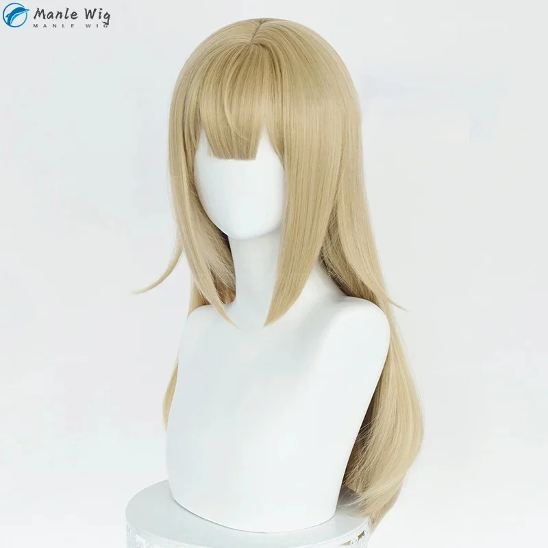 3,v;5'h\8/ Cosplay 40Hara Kinako Cat Pet Kitty OSAKANA Wig 65cm Yellow Heat Resistant Synthetic Hair Cute Ea7;j'9.g\2/ - view 5