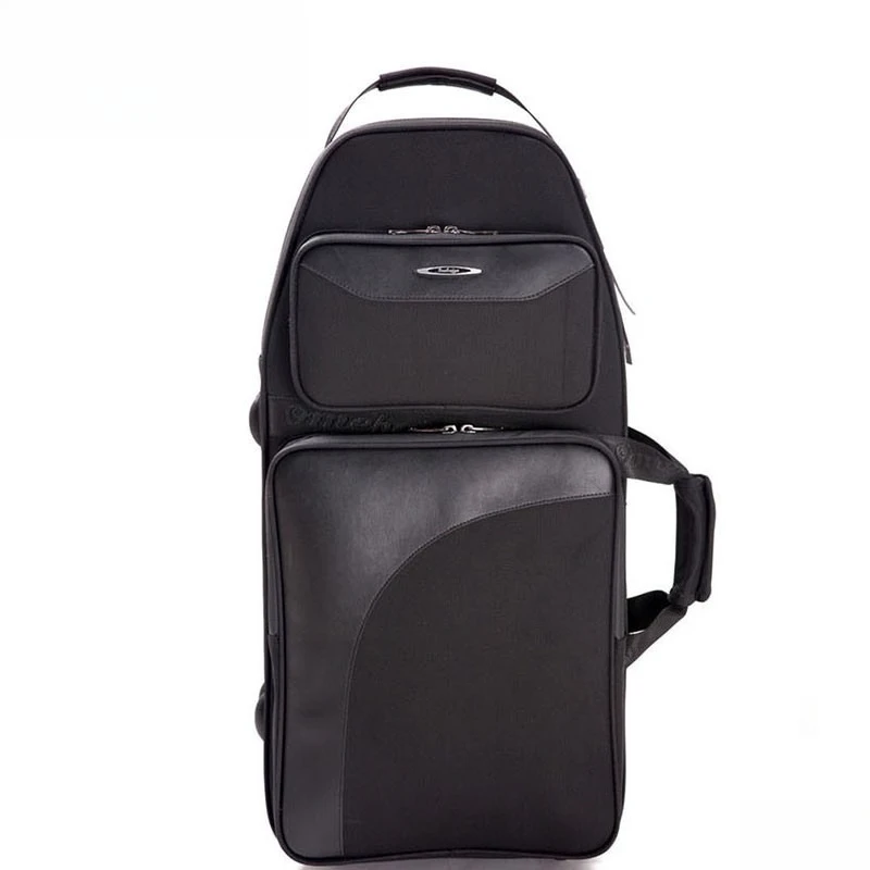 Lightweight Thicken Bassoon Case Drop-proof Wear-resistant Portable Shoulders Sheet Music Bassoon Cases Musical Instrument Box